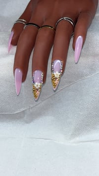Pink Champagne Press-On Nails 🩷✨