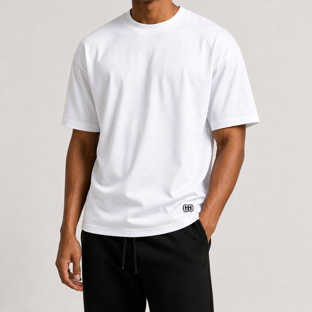 Image of GG Logo Premium Basic T White