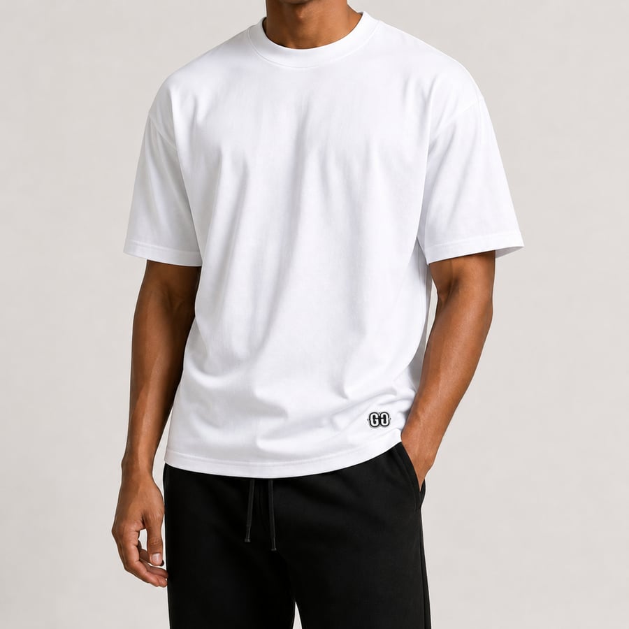 Image of GG Logo Premium Basic T White