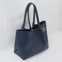 Image 2 of Pinch Tote small in navy