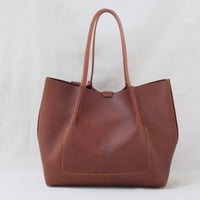 Image 3 of Pinch Tote small in brown