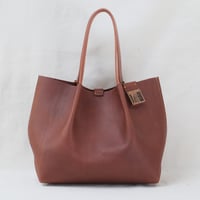 Image 1 of Pinch Tote small in brown