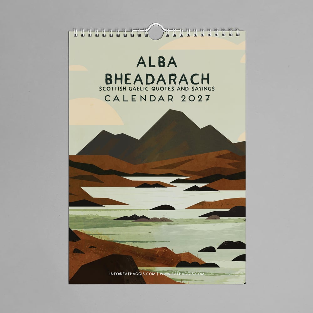 Image of 'Scottish Gaelic' 2027 <html> <br> </html> (Calendar)