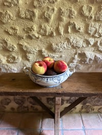Image 2 of Coupe à fruits en terre de fer HB Choisy - Vaisselle ancienne 