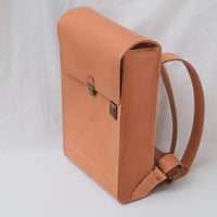 Image 4 of Simple Backpack in light brown