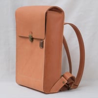 Image 5 of Simple Backpack in light brown