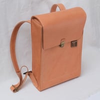 Image 2 of Simple Backpack in light brown