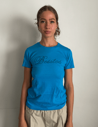 Image 2 of Besitos Tee turquoise