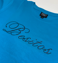 Image 3 of Besitos Tee turquoise