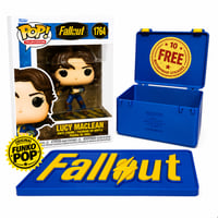 Image 1 of Funko Pop! Fallout Lucy Maclean 1764 (3D Printed Sing, Box & Stickers included)