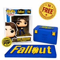 Image 5 of Funko Pop! Fallout Lucy Maclean 1764 (3D Printed Sing, Box & Stickers included)