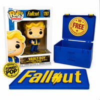 Image 1 of Funko Pop! Fallout Vault Boy 1767 (3D Printed Sing, Box & Stickers included)