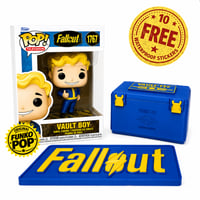 Image 5 of Funko Pop! Fallout Vault Boy 1767 (3D Printed Sing, Box & Stickers included)
