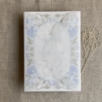 Image 5 of White lace vellum petal pochette for 5x7 card | pack of 10