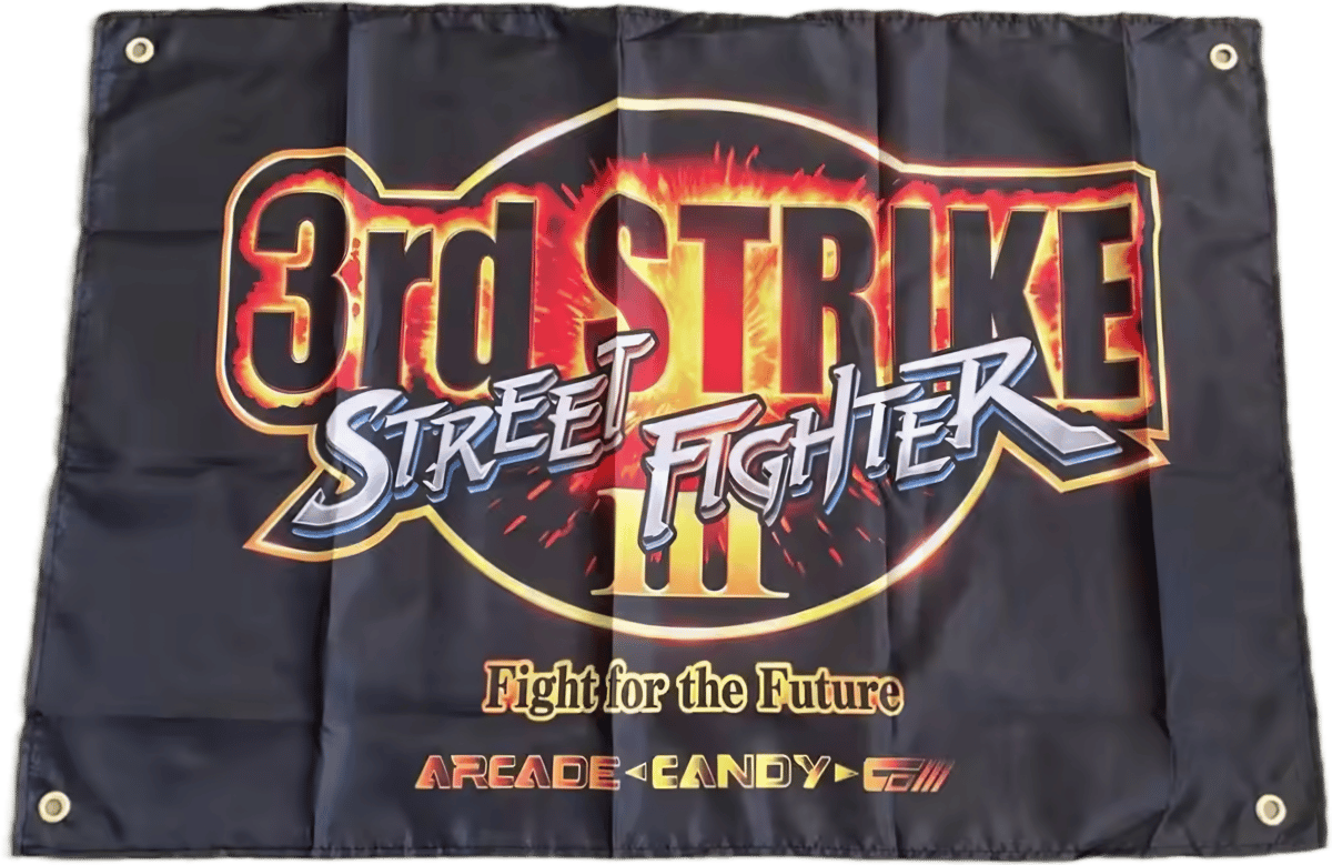 Image of Jazzy, Astro City, MVC2,  MVC25 & Char Select, CVS2, 100 YEN, SF Turbo Nylon Flag