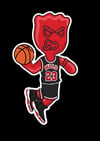 TheSoleMan Sour Patch Pin (NBA) - Red / MJ
