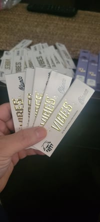 Image 4 of VIBES Rolling Papers Fatty Blanco + Cali Tips Combo