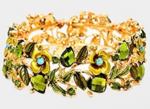 Image of FLOWER LEAF BRACELET 