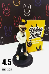 Image 1 of Bad Bunny Adidas Replica 4.5 inches tall (Urban Icons) Puerto Rico
