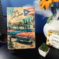 Image 1 of Tablilla en Aluminio Vintage Puerto Rico 8 x 12 Pulgadas