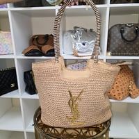 Image 1 of SUMMER WEAVED ☀️ TOTE 