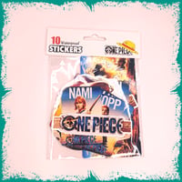 Image 2 of One Piece Netflix Series Waterproof Stickers lot of 10