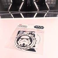 Image 2 of 10 Star Wars Waterproof Vinyl Stickers (Size 2 Inches Plus )