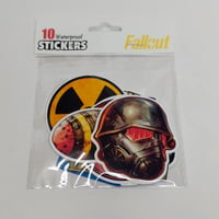 Image 2 of 10 FALLOUT Waterproof Vinyl Stickers (Size 2 Inches Plus)