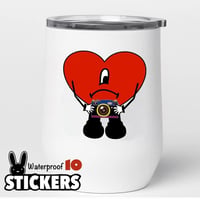Image 3 of 10 Bad Bunny Puerto Rico Waterproof Vinyl Stickers (Size 2 Inches Plus)