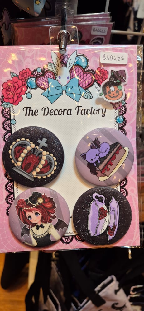 Image of Mini Badge Set - Gothic