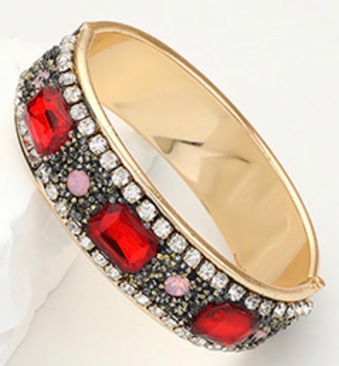 Image of RED PAVE BRACELET 