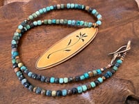 Image 9 of Matinal . Turquoise and brass necklace 