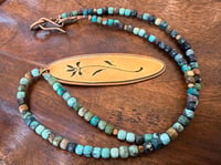 Image 13 of Matinal . Turquoise and brass necklace 