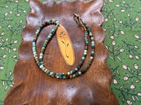 Image 12 of Matinal . Turquoise and brass necklace 