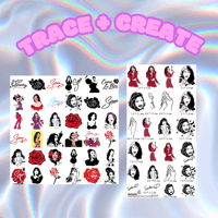 Image 4 of Selena Nail Art Practice Book 