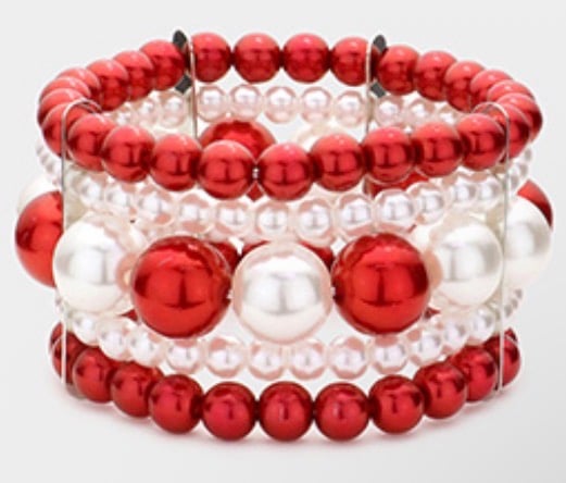 Image of PEARL BEADED BRACELET 