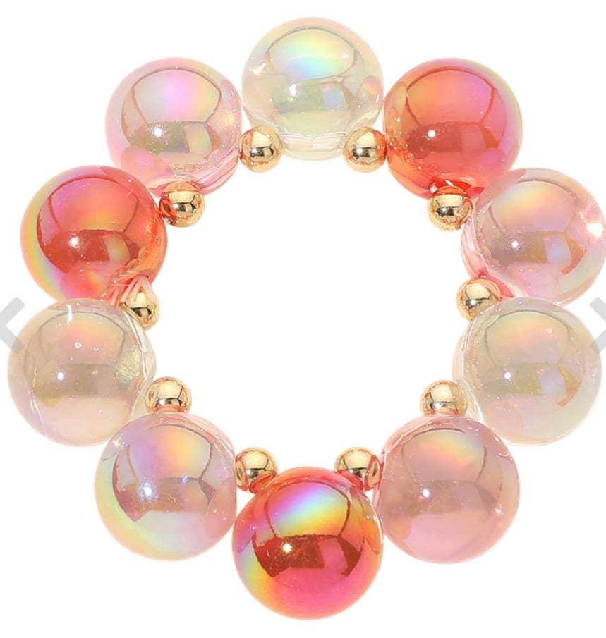 Image of INDESCENT BEADED BRACELET 