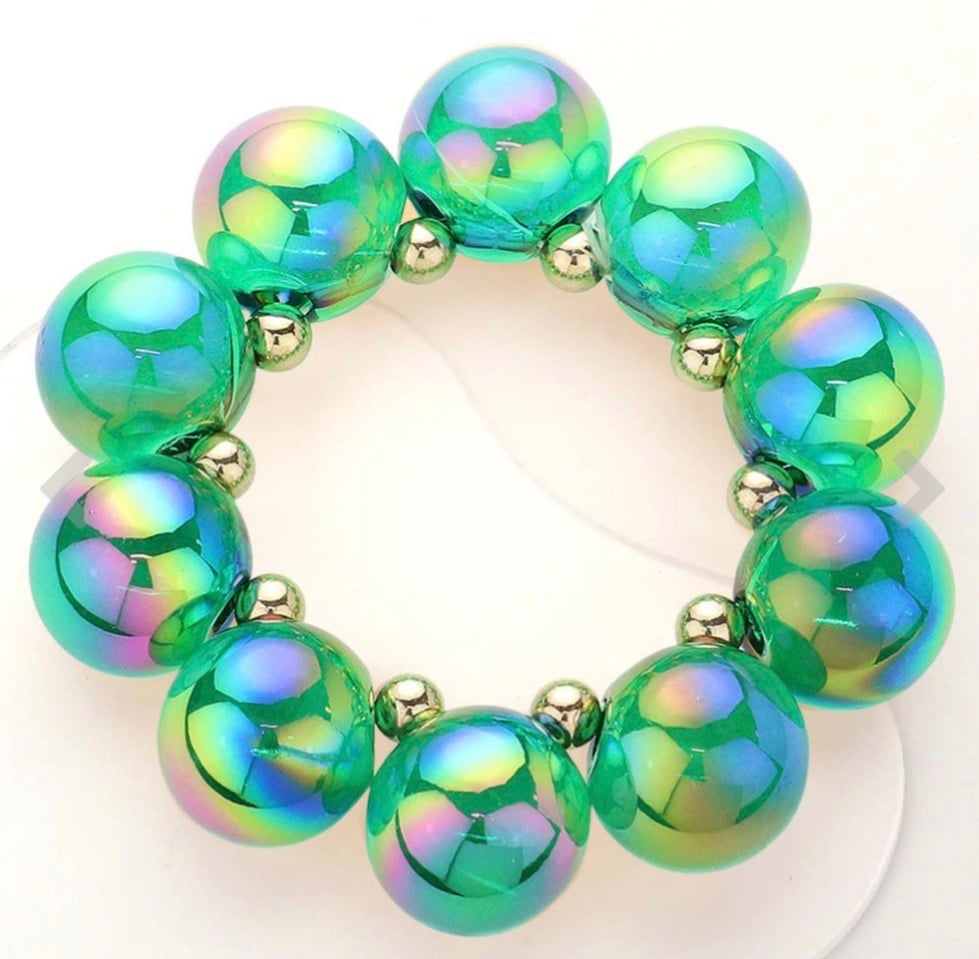 Image of INDESCENT BEADED BRACELET 