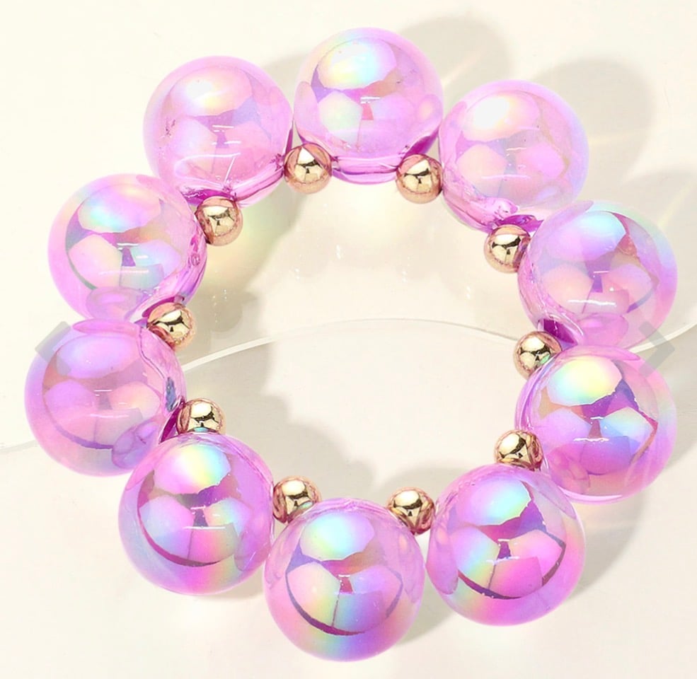Image of INDESCENT BEADED BRACELET 