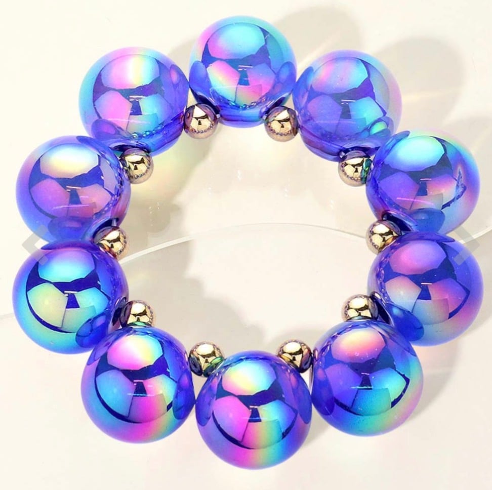 Image of INDESCENT BEADED BRACELET 