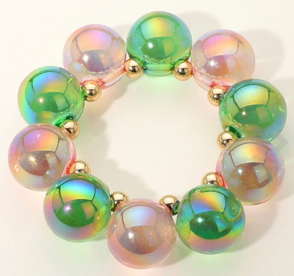 Image of INDESCENT BEADED BRACELET 