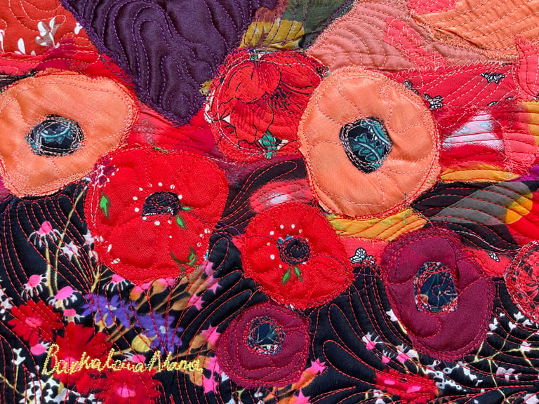 Tuscan Poppies - Tuscany Village Wall Art, 91.5x41cm Image 8