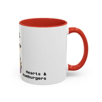 Image 5 of Stealing Hearts & Hamburgers Coffee Mug — Cute Burglar Character Accent Mug