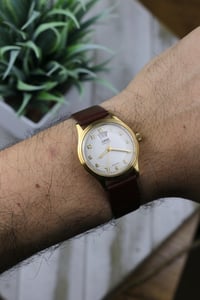Image 5 of 1990s Oris Triple Date 7429 - Manual Winding Movement