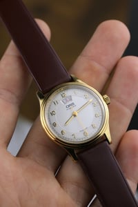 Image 3 of 1990s Oris Triple Date 7429 - Manual Winding Movement
