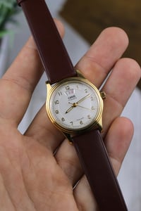 Image 6 of 1990s Oris Triple Date 7429 - Manual Winding Movement