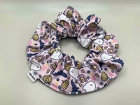 Cute Ghosts + Bats Scrunchie