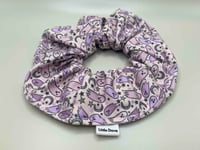 Purple Ghosts Scrunchie