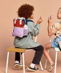 Image 3 of Arthur backpack Lilac - Cherry - Navy