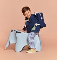Image 9 of Arthur backpack Lilac - Cherry - Navy